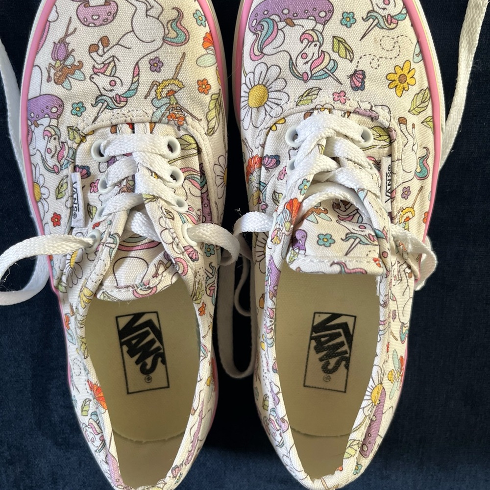 Vans - Fairy  Unicorn Rainbow Size - Picture 8 of 9